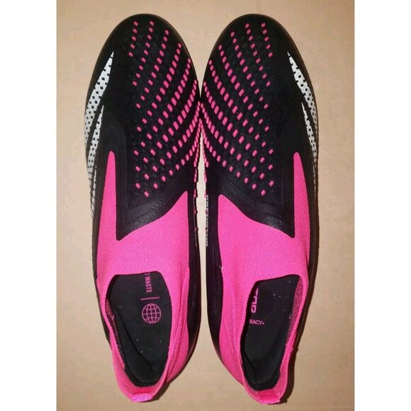 Adidas Predator Accuracy+ FG Black/Pink Soccer Cleats GW4557 Men’s Size 12.5 New main image 5